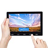 Écran 7 Pouces TFT LCD TOGUARD Écran Ultra-Mince Portable Moniteur Full HD 1024x600, Entrée AV/VGA/HDMI, Avec Boutons Tactiles, Haut-Parleur Intégré, Compatible Avec Caméra de Sécurité Surveillance